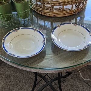 Mikasa Imperial Rose Soup / Salad Bowls Set Of 2